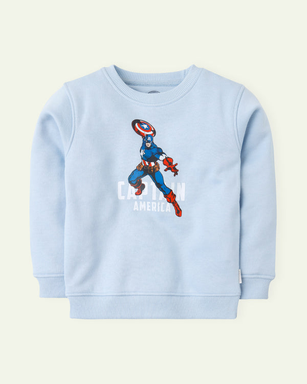 Ice Blue Superhero Sweatshirt
