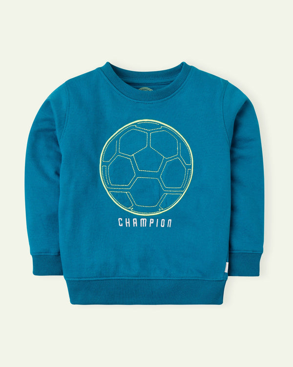 Teal Football Champion Sweatshirt