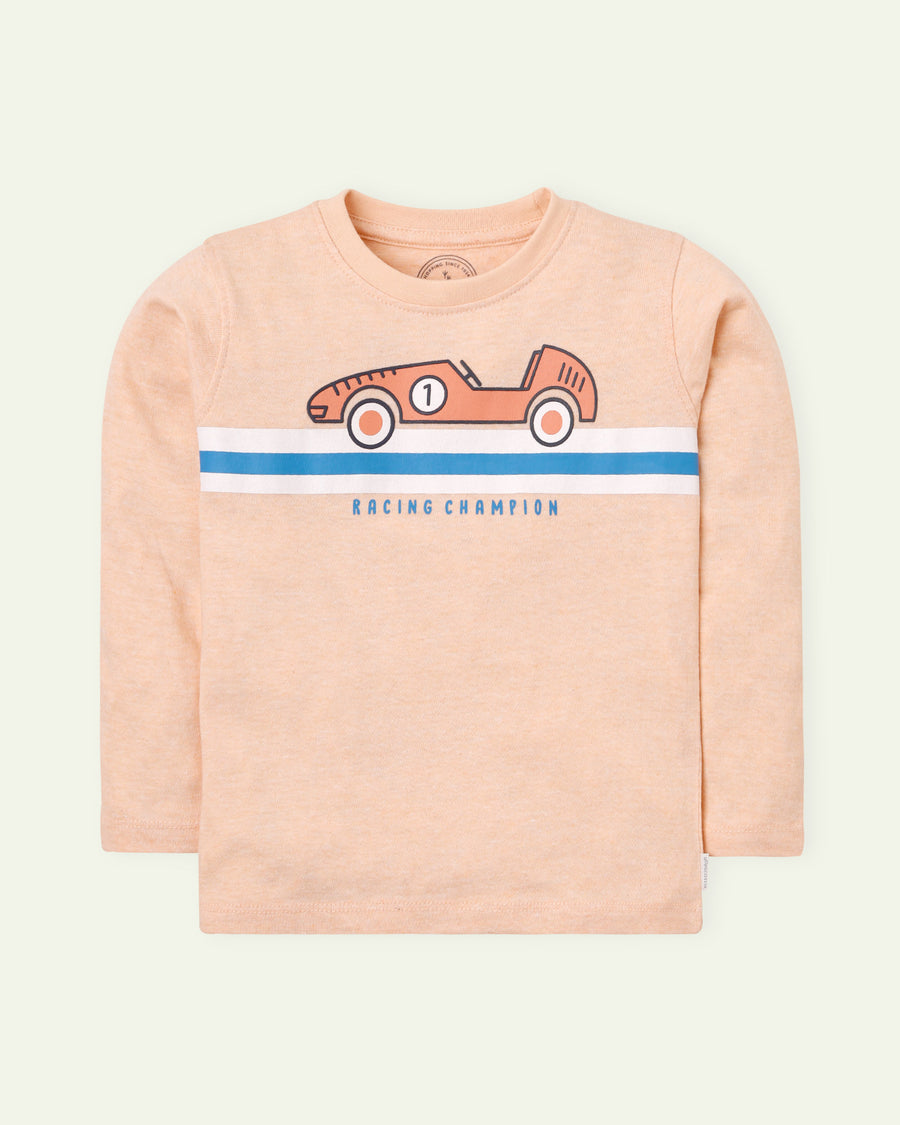 Racing Champion Peach T-Shirt