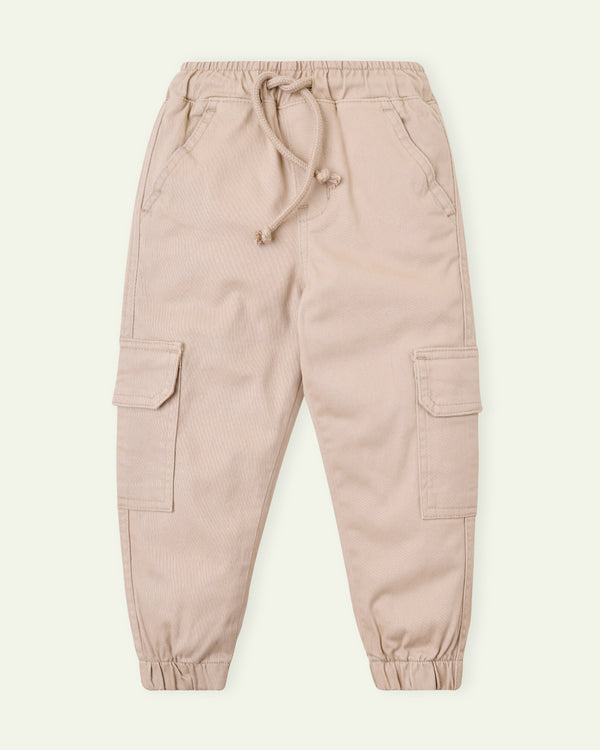 Beige Cargo Pants