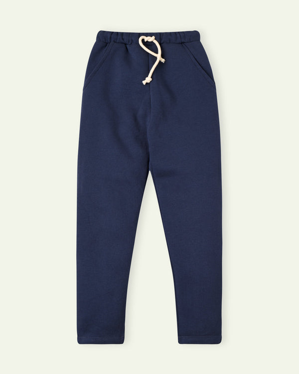 Navy Blue Fleece Sweatpants