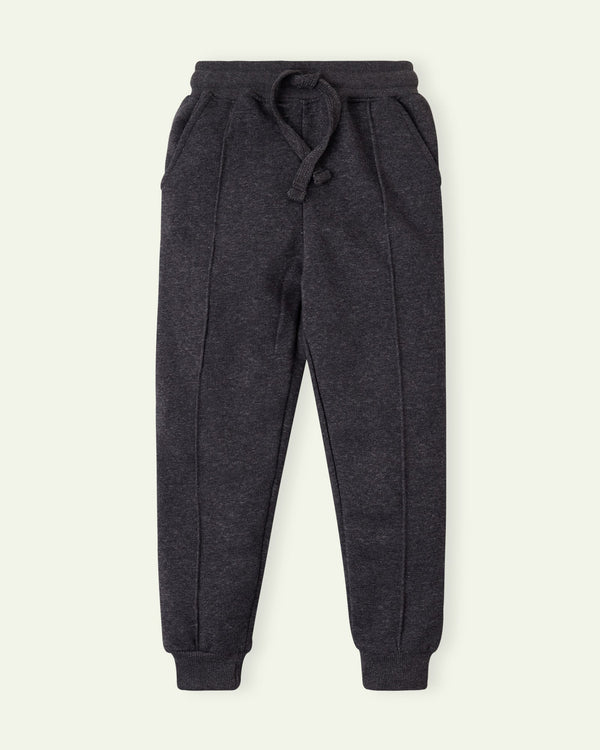 Charcoal Pleated Jogger Pants