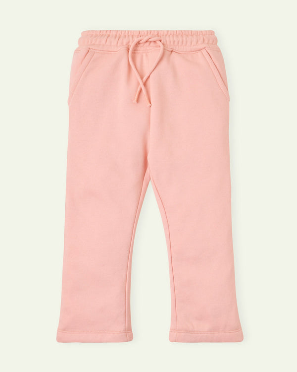 Peach Flared Sweatpants