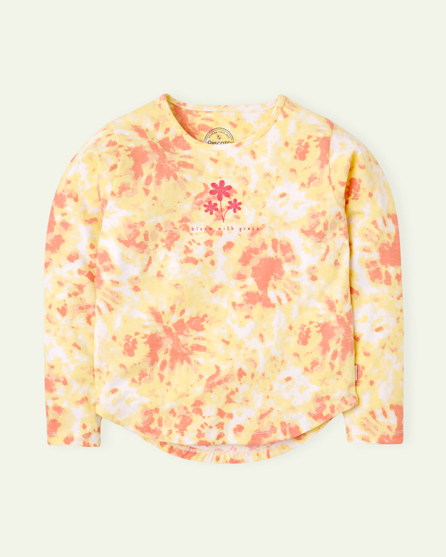Yellow Tie and Dye T-Shirt