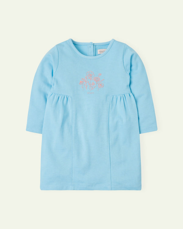 Blue Rib Dress