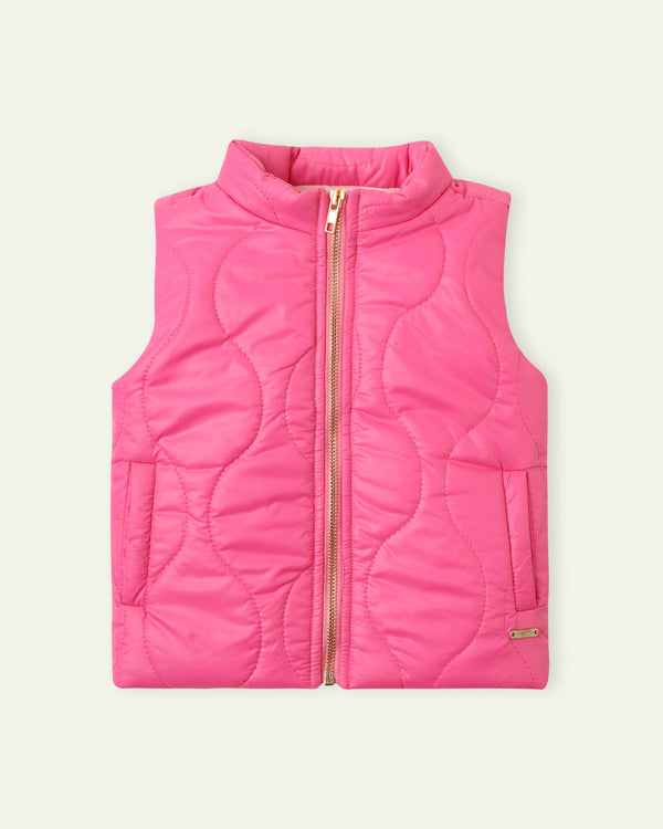 Candy Pink Puffer Jacket