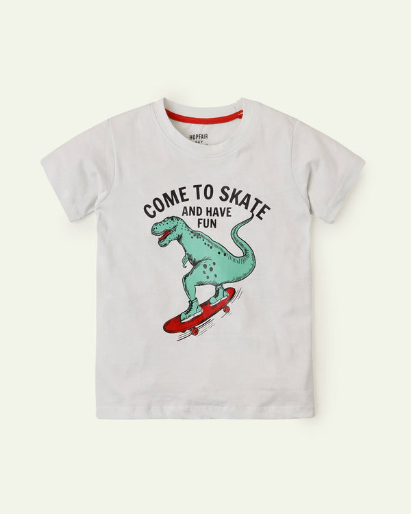 Dinosaur Skating Tee