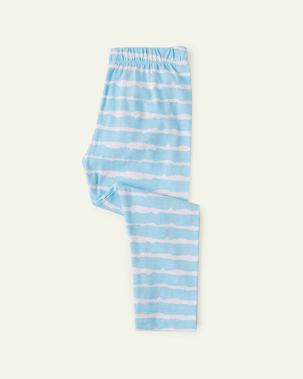 Blue Tie And Dye Tights