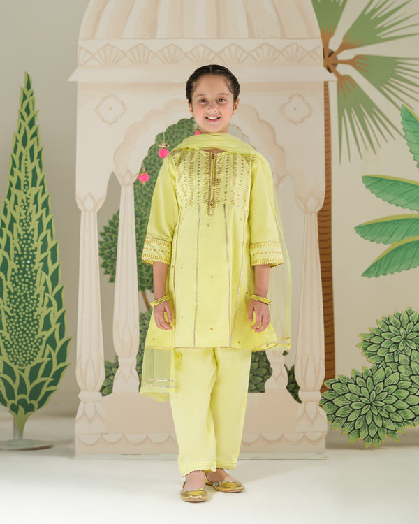 Yellow Block Print Set