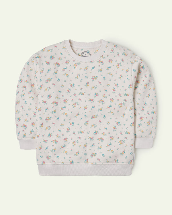 Embellished Crop Sweatshirt