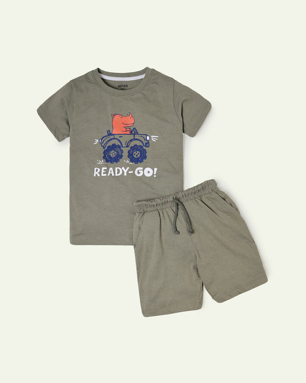Olive Dino Set