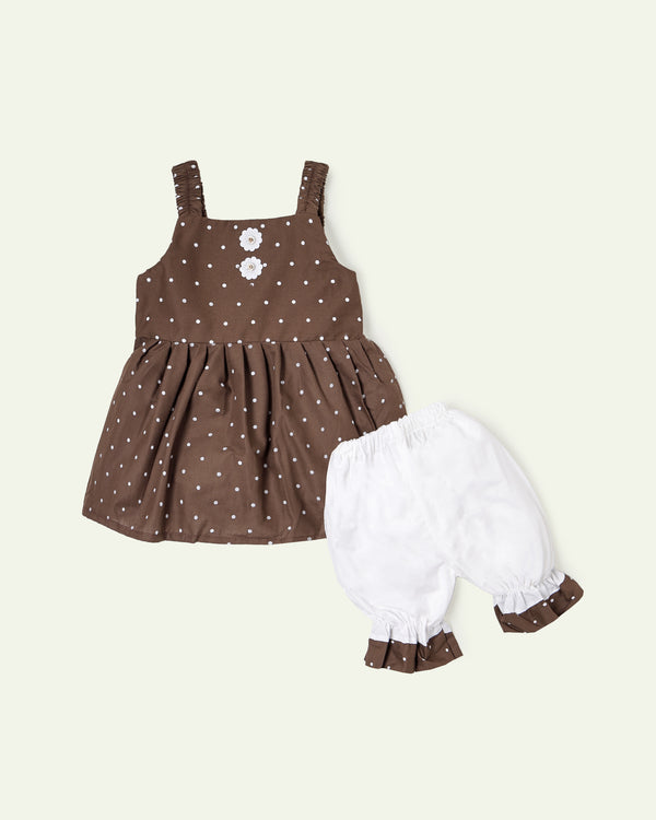 Polka Dots Frock Set