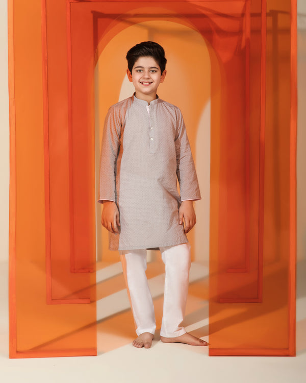 Grey Kurta