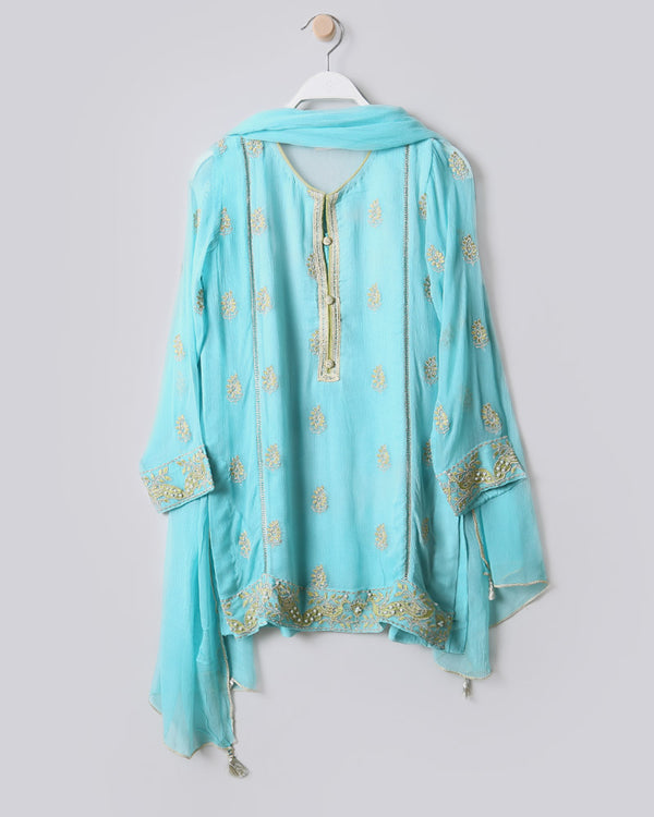 Fancy Ferozi Dress