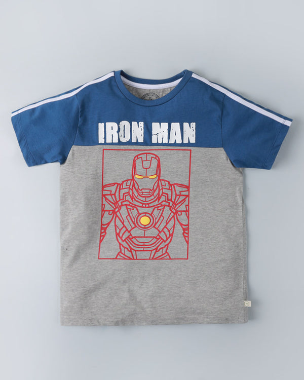 Grey Iron-Man T-Shirt